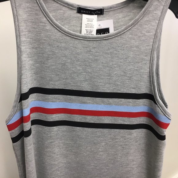 Stripe Tank Dress - Picture 2 of 3